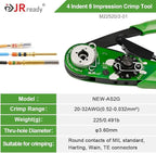 JRready ST2119-NEW-AS2G M22520/2-1 Standard Adjustable Indent Crimp Tools AS22520 Series Crimper work all MIL Positioners for the Miniature and Sub-miniature Connector Contacts in Electronic Systems