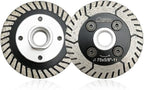 SHDIATOOL Diamond Granite Cutting Blades 3 Inch Two-in-One Design Cut Grind Sharpen Marble Concrete and Bricks(2-Pack)