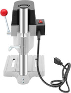3-Speed Benchtop Drill Press Table, Electric Bench Drilling Machine, Mini Drill Press Stand, Tabletop Drilling Machine 110V, 340W Copper Motor Variable Speed, 0-16000 RPM