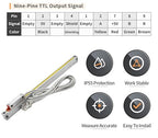 3 Axis DRO Digital Readout for Bridgeport Machine 9X42 Table Set,Linear Glass Scale DRO for Milling Machine 320mm 420mm 770mm 5um Resolution