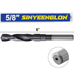 5/8 Cobalt Drill Bit for Metal and Hardened Steel, 1/2 Inch Reduced Shank M35 HSS Twist Jobber Drill Bit, with Index Storage Case