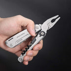 ROXON S801S STORM 19 in 1 multitool pliers EDC for Camping, Outdoor with Lockable Saw Blade with Nylon Case (S801S)