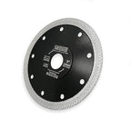 DT-DIATOOL Diamond Tile Blade 5 Inch Diamond Turbo X Mesh Rim Segement Circular Saw Blade for Procelain Ceramic Stoneware Marble Granite Fits 5/8"-7/8" Arbor
