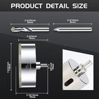 4-5/16inch | 110mm Diamond Hole Saw with Center Drill bit and Diamond-Coated Center Drill bit for Ceramic Glass Marble Fiberglass Granite and Porcelain Tiles by CENYB