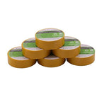 Electrical Tape Yellow 6 Pack 3/4-Inch by 30 Feet, Voltage Level 600V Dustproof, Adhesive for General Home Vehicle Auto Car Power Circuit Wiring Yellow