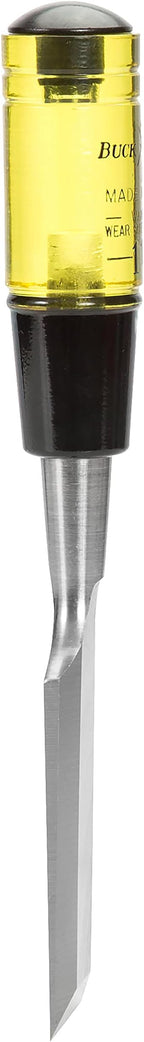 Buck Brothers 120108BC 1-1/2" Wood Chisel Made in USA, For Paring and Finishing Cuts in Carpentry and Woodworking, Tempered Tool Steel Blade, Mallet-Safe Handle
