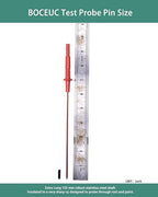 Multimeter Leads, Insulated Test Probe Needle Point Wire Testing Probes, Automotive Extra Sharp Long Reach Prod for Standard 4 mm Test Leads Kit, 600V CAT III