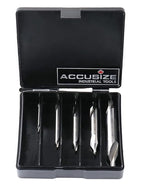 Accusize Industrial Tools 5pc ANSI M42 (H.S.S. + 8% Cobalt) Center Drill Set, 0556-5500
