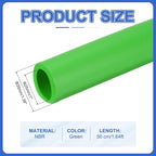 uxcell Pipe Insulation Tube Foam, 1" ID x 3/16" Thick x 1.64ft Foam Pipe Cover Non-Slip Hollow Tubing Guitar Air Conditioner Stand Fitness Equipment Handles, Green
