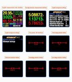 USB C Tester, 3 in 1 Type C DC5.5 USB Meter USB Load Color Screen IPS Digital Multimeter,Voltage,Current,Power,Resistance,Capacity Detector,with Clip Cable Support PD2.0/PD3.0,QC2.0/QC3.0