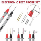 BINTA Multimeter Test Leads Kit for Home DIY, Electrical Test, Car Maintenance, Test Leads Kit with Replaceable Test Probes, Alligator Clips, Insulated Cap, Wrench CATIII 1000V 20A