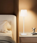 Desk Lamp, LED Cordless Table Lamp for Bedroom Dimmable 1500mAh Rechargeable Battery Powered Bedside Lamps Night Light for Bedroom/Living Room/Restaurant/Outdoor Parties Touch Control