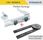 Miter Saw Crown Stops & Protractor Set – Precision Angle Tool Kit for Accurate Crown Molding, Trim, and Carpentry Work