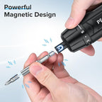PECHAM 3.6V 2000mAh Cordless Screwdriver,Electric Screwdriver,350 RPM&5 Torque 5Nm,TYPE-C Charging, 8 Pcs Bits for Home Repairs,Portable Compact Design,Gifts for Men Him Dad Boyfriend