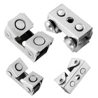 Magnetic V-Pads Kit (4-Piece) Strong Hand Tools for Welding & Woodworking Magnets On Both Pad Face & Bottom 2 X 12 lbs (2") + 2 X 18 lbs (2.2")