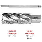 S&F STEAD & FAST Annular Cutter High Speed Steel 1" x 2" with Pilot Pin