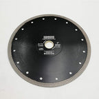 DT-DIATOOL Diamond Tile Blade 9 Inch Diamond Turbo X Mesh Rim Segement Circular Saw Blade for Procelain Ceramic Stoneware Marble Granite Fits 5/8"-7/8" Arbor
