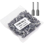 Fidioto AWG20 Wire Ferrules Terminals, 250pcs AWG20 Terminal Connector Wire Insulated Cord Pin Ends Terminals for Electric, Industrial, Chemical Industry, Power Control System, etc.