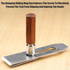 TOOLCOOL Wooden Handle Hand Plane Slotted Screwdriver Woodworking Handplane Flathead Screwdriver Wide Blade Screwdrivers