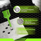 Diamond Core Drill Bits,2pcs 9/16" 14mm Ceramic Tile Drill Bits Vacuum Brazed Diamond Hole Saw for Porcelain Tile,Granite,Marble,Concrete,Masonry,Brick