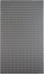 Akro-Mils 30161 Heavy Duty Wall Mount Garage Storage Steel Louvered Panel | Wall Storage Bin Hanging Organizer System for AkroBins, 36-Inch W x 61-Inch H, Grey, Single