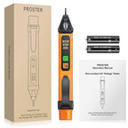 Proster Non Contact Voltage Tester Pen - Adjustable Sensitivity AC Voltage Detector, Electric Volt Pen Tester Pen 12-1000V/48-1000V, Contactless Voltage Detector
