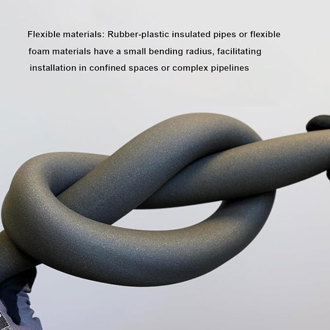 Foam Pipe Insulation - Pipe Insulation Foam Tube 1.7/1.8m (5.6/5.9ft) Long, Inner Diameter 25/50/90mm (1"/ 2"/3-5/9") ID, Suitable for Insulating Air Conditioning Water Pipes(7/9"*0.59"-5.6Ft)