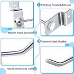 Moxweyeni 100 Pcs Heavy Duty Slatwall Panel Hooks Hanging Metal Slat Wall Hanging Hooks Silver Slat Wall Hanger Commercial Grade Slatwall Pegs Accessories for Shop Retail Display(2inch)