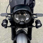 Motorcycle Spotlight Mount Brackets, Motorbike Tube Clamp Turn Signal Mounting Clamp Holder for 0.78"-1.5" Roll Bar (2 Pcs)