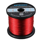 BNTECHGO 28 AWG Magnet Wire - Enameled Copper Wire - Enameled Magnet Winding Wire - 3.0 lb - 0.0122" Diameter 1 Spool Coil Red Temperature Rating 155℃ Widely Used for Transformers Inductors