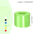 MECCANIXITY Battery Wrap PVC Heat Shrink Tubing 32mm Dia 50mm Flat 20 Feet(6meters) Light Green Good Insulation for Battery Pack