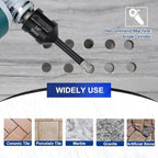 SHDIATOOL Diamond Core Drill Bits 2PCS 5/16 Inch for Porcelain Ceramic Tile Marble Brick Vacuum Brazed Hole Saw 8mm