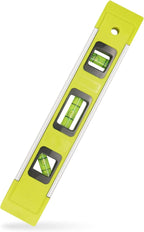 Level & Tool Magnetic Aluminum Reinforced Torpedo Level, 9", Green (1PCS)