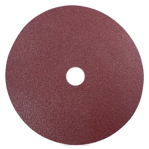 BHA Aluminum Oxide Resin Fiber Sanding and Grinding Discs, 7” x 7/8” Arbor Hole, 120 Grit - 25 Pack