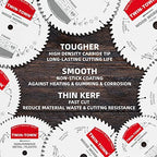 TWIN-TOWN 7-1/4-Inch Saw Blade, 60 Teeth,General Purpose for Soft Wood, Hard Wood, Chipboard & Plywood, 5/8-Inch DMK Arbor