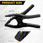 Heavy Duty Metal Spring Clamps: 8-Piece for Woodworking Spring Clamps 6-inch Tarp Clamps Heavy Duty Clips Spring Clips Metal Clamp for Pool Cover Backdrop Stand Clamps