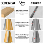 11.25 Degree Chamfer Router Bit with 1 Inch Cutting Length,1/2 Inch Shank Carbide Edge Forming Bevel Router Bit with Bearing, Chamfer Bit Miter Angle Milling Cutters Tool