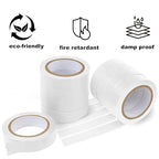 Romeda 9 Pack Electrical Tapes, Electrical Tape Water, Sun, and Oil Resistant, Electrical Tape is Suitable for Most Domestic, Commercial, and Industrial environments - White