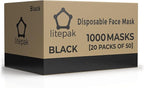 Disposable Face Masks - 1,000 PCS - for Home & Office - Breathable & Comfortable Filter