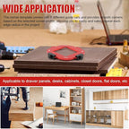 2pcs Woodworking Router Corner Radius Template, Aluminum Alloy Router Corner Jigs and Templates for Woodworking, Arc Cutting Auxiliary Tool DIY Template R10/R15/R20/R25/R30/R35/R40/R50