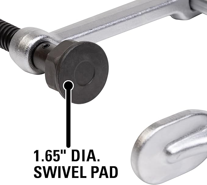 Wilton Heavy-Duty F-Clamp, 8" Opening, 5-1/2" Throat, 2660 Lbs. Clamping Force (Model GSM20)