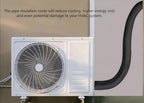 HVAC Pipe Insulation Wrap 3 Layers Flexible AC Line Insulation Cover 72 X 10.2 Inch Air Conditioner Hose Insulation Sleeve for Outdoor Mini Split