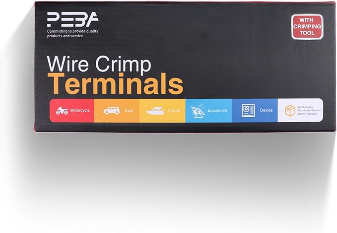 PEBA Ferrule Crimping Tool Kit - 21 Sizes Ferrule Kit & AWG 28-7 Self-Adjusting Square Crimper for Effortless Electrical Wire Ferrules | Ratchet Crimping Tool - Wire Ferrules Connections Kit