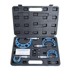 HDLNKAK Outside Micrometer Set, 0-4" Machinist Micrometer, 4 Pcs Machinist Tool Set, 0.0001" Graduation Micrometer Set, Alloy Precision Micrometer, Micrometer Standard Set with Case