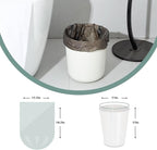 3 Gallon Small Trash Bags 100 Count Biodegradable Mini Garbage Bags Leakproof & Tear Resistant Trash Can Bin Liners Fit Bathroom, Office, Car, Diaper Pail Unscented Black