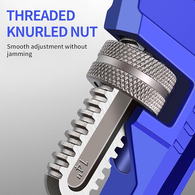 18 Inch Pipe Wrench | Plumbers Wrench, Heavy Duty Plumbing Tools | Forged from High Carbon Steel | Suitable for Water Pipes, Plumbing, Fire Protection Pipe Tools