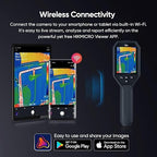 HIKMICRO B1L 160 x 120 IR Resolution Thermal Imaging Camera with WiFi, 25Hz Refresh Rate, 3.2" LCD Screen, Handheld 19200 Pixels Thermal Imager with High Temperature Alarm