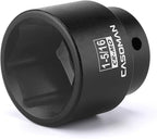 CASOMAN 1/2" Drive x 1-5/16" Impact Socket, 6-Point, SAE, CR-MO