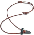 FNL Ceramic Fire Starter Necklace Leather Cord