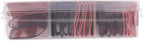 Wirefy Heat Shrink Tubing Kit – Wire Heat-Shrink Tubing Adhesive Lined – Waterproof Heatshrink Tubing with Adhesive – Black and Red Large Shrink Tubing – UL Listed – 200PCS